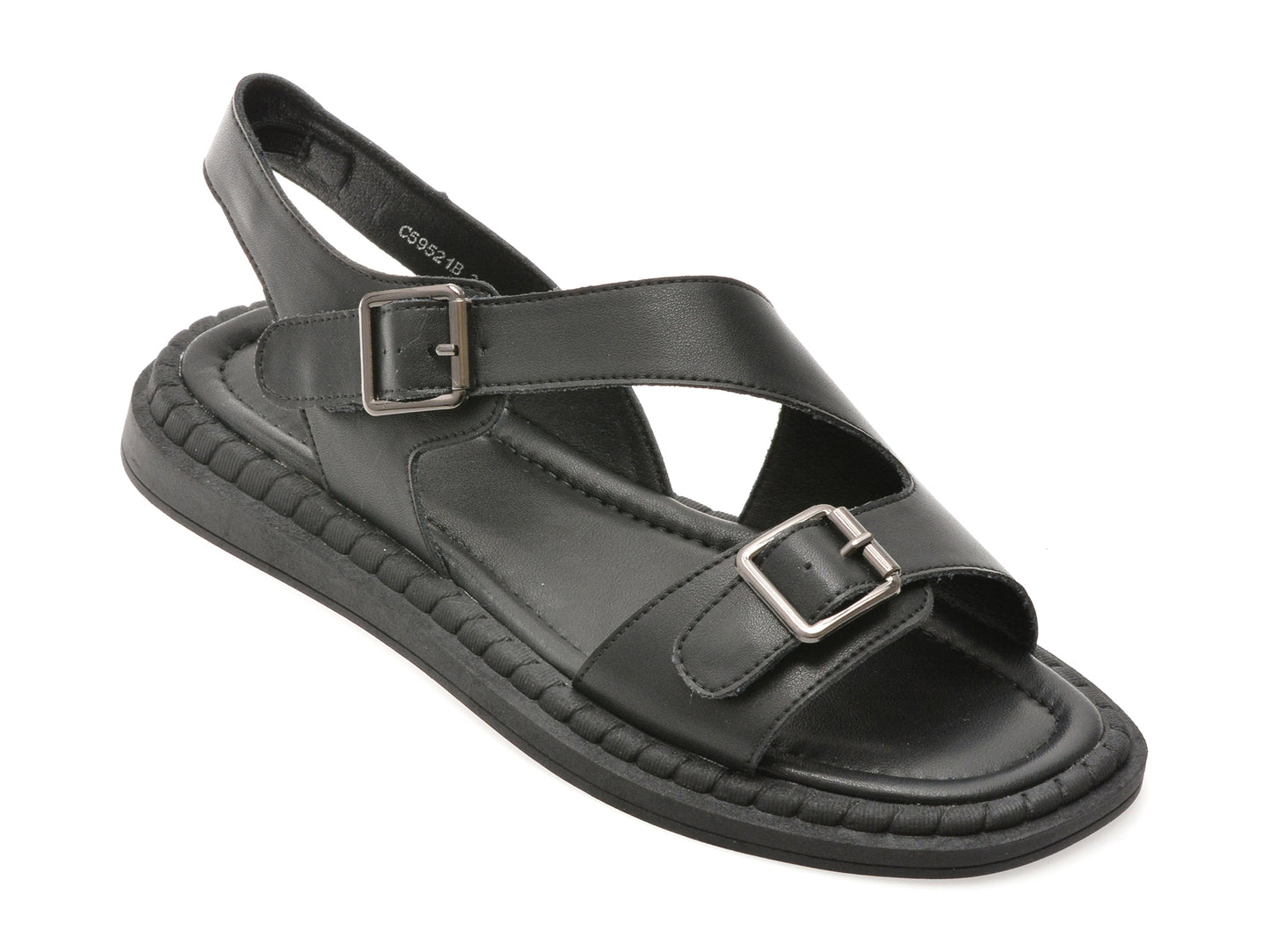 Sandale FLAVIA PASSINI negre, 59521, din piele naturala