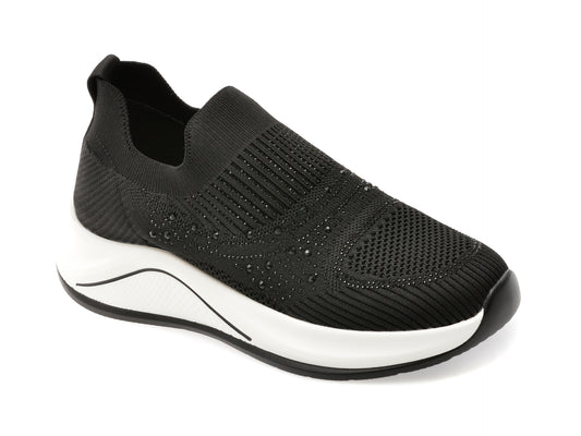 Pantofi sport FLAVIA PASSINI negri, 1007, din material textil