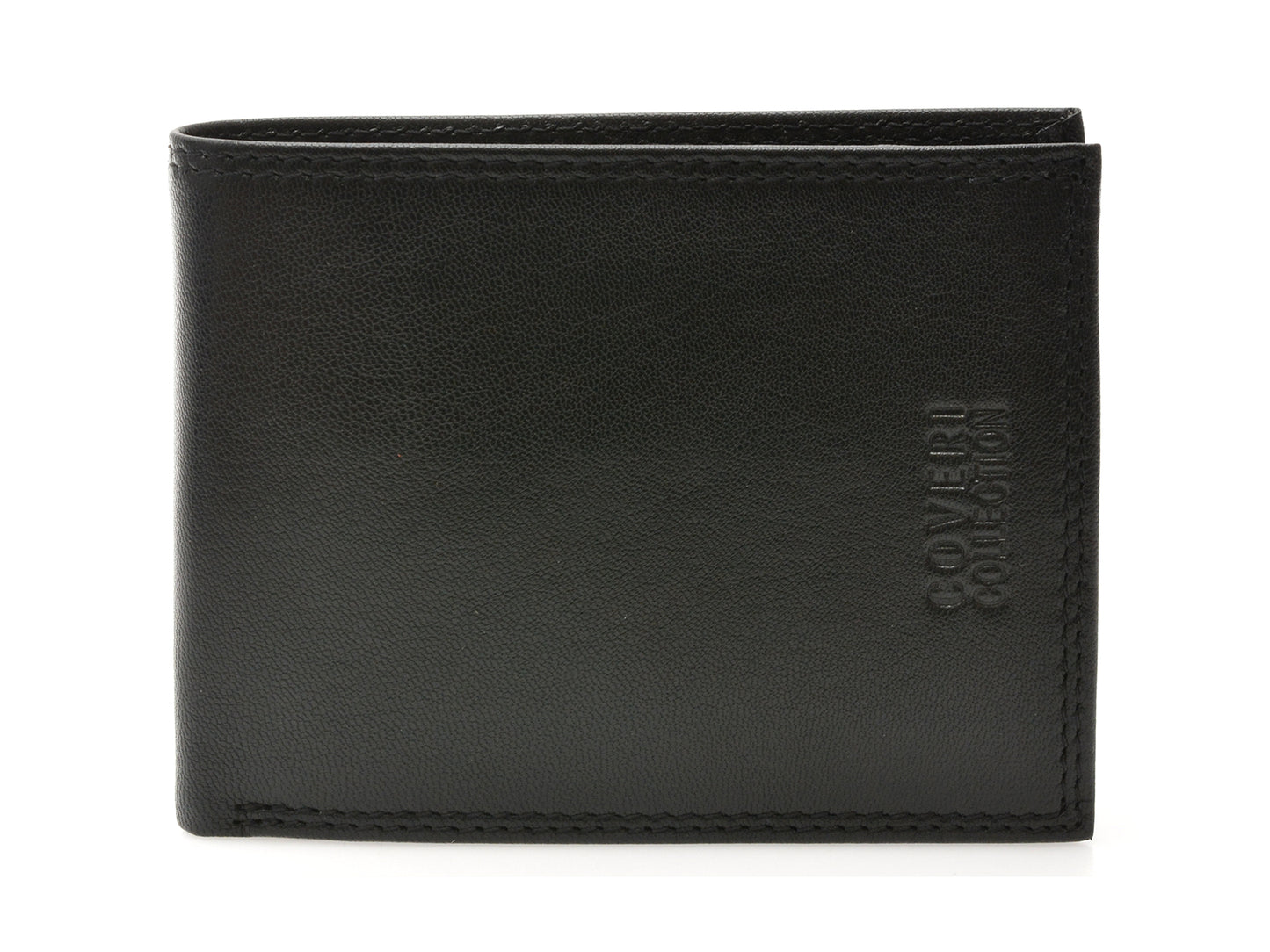 Portofel COVERI COLLECTION negru, 808292, din piele naturala