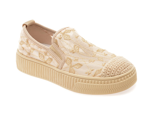 Pantofi GRYXX nude, 503, din material textil