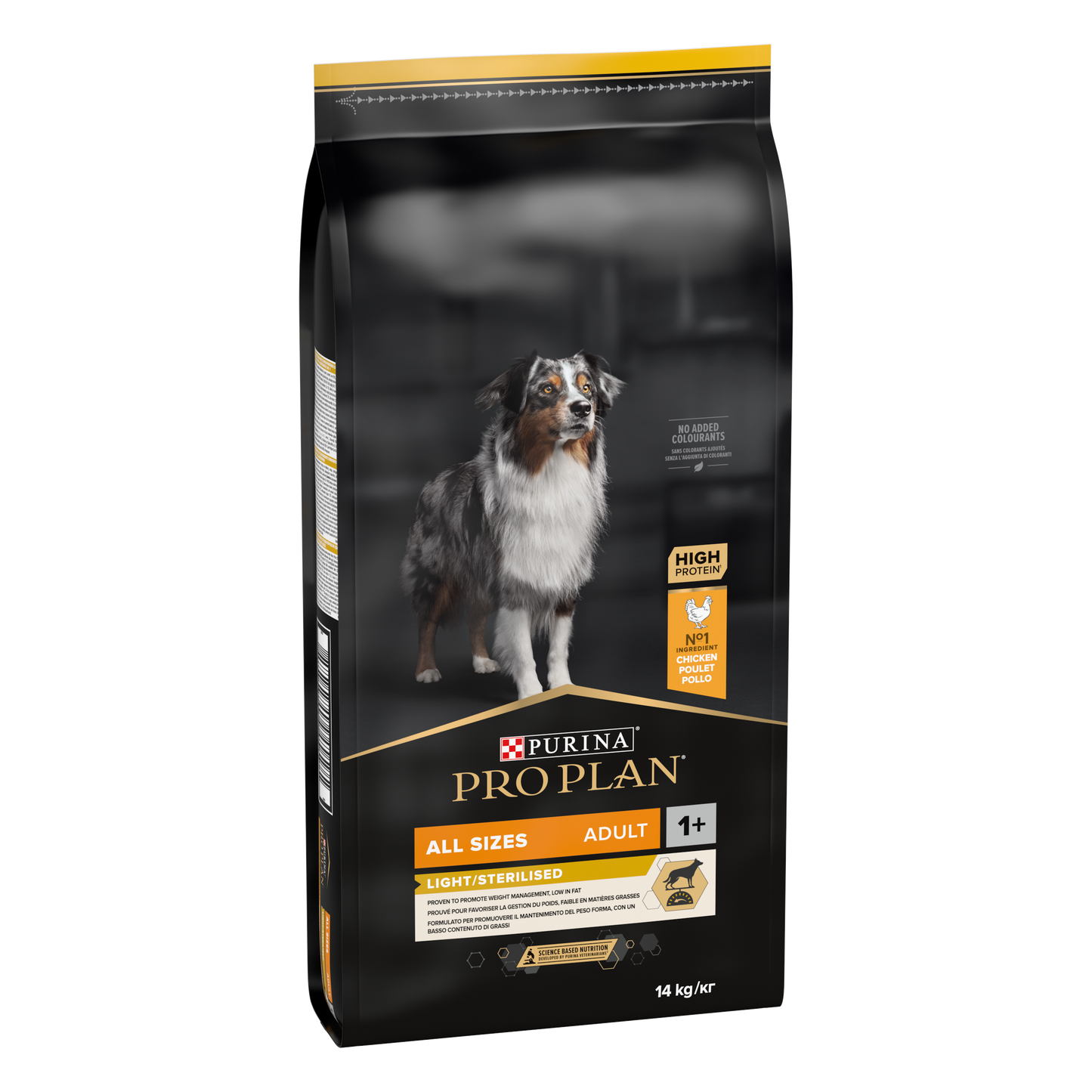 PURINA PRO PLAN ADULT Light Sterilised, Toate Taliile, Pui, 14 kg