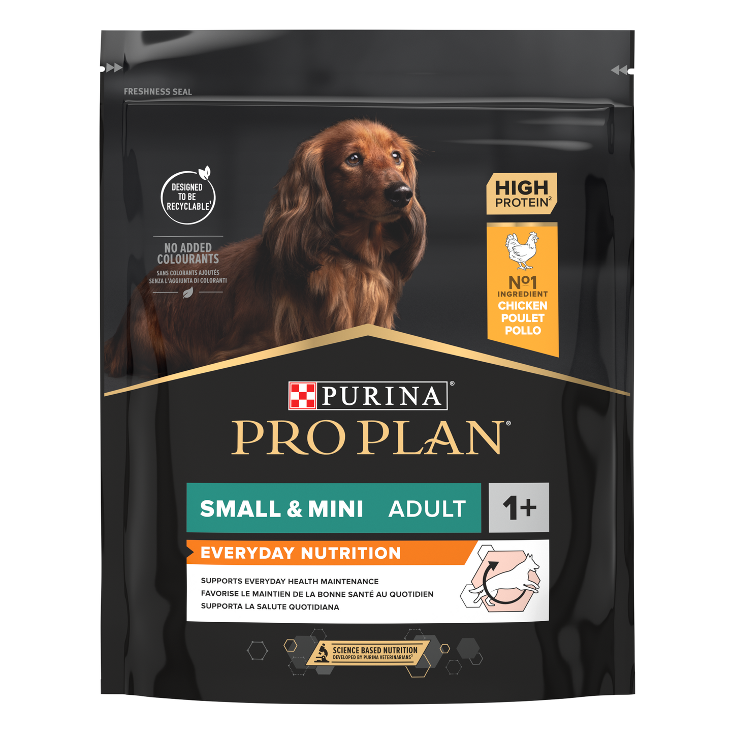 PURINA PRO PLAN ADULT Everyday Nutrition, Talie Mică și Foarte Mică, Pui, 700 g