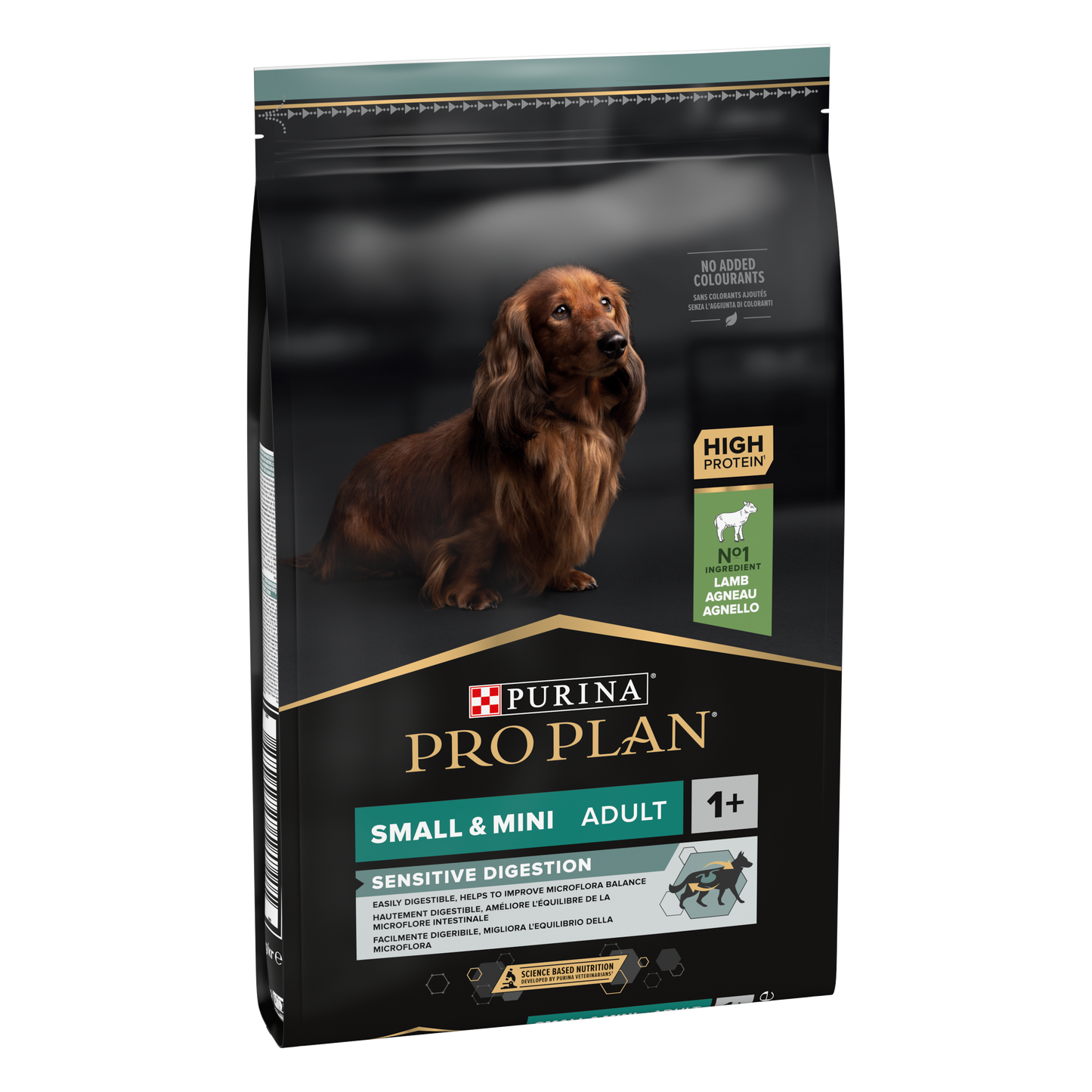 PURINA PRO PLAN ADULT Sensitive Digestion, Talie Mică și Foarte Mică, Miel, 7 kg