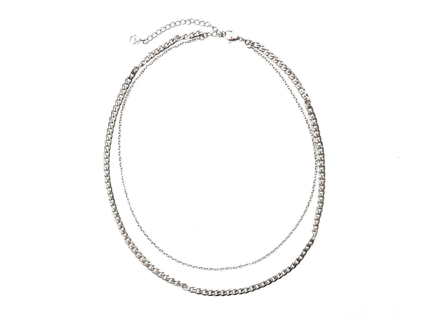 Colier ALDO argintiu, LOVECHAIN 040, din metal