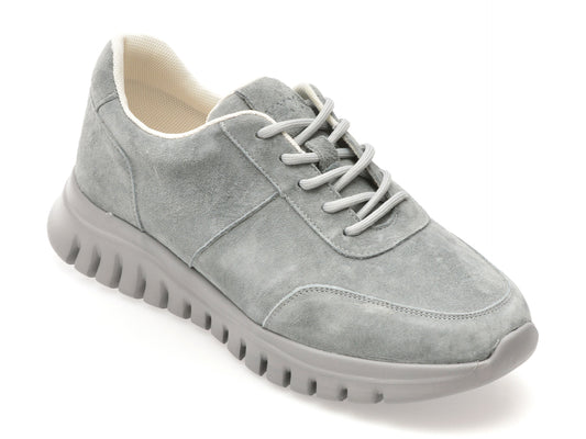 Pantofi sport GRYXX gri, 18072, din nabuc