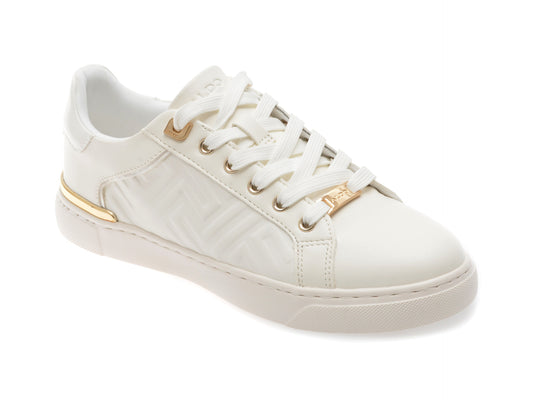 Pantofi sport ALDO albi, ICONISPEC 112, din piele ecologica