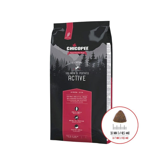 Hrana Uscata Caini, Chicopee Holistic Nature Line, Active, Salmon & Potato, 2 kg