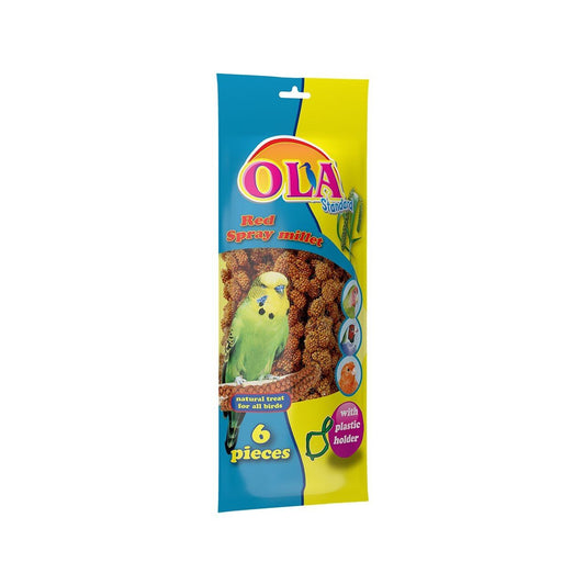 Hrana complementara pentru pasari exotice, OLA Spice de Mei Rosu, 140 g