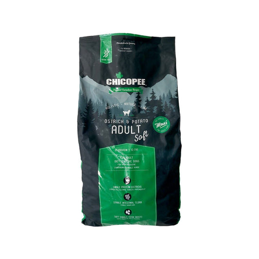 Hrana Uscata Caini, Chicopee Holistic Nature Line, Maxi Adult, Ostrich & Potato, 12 kg