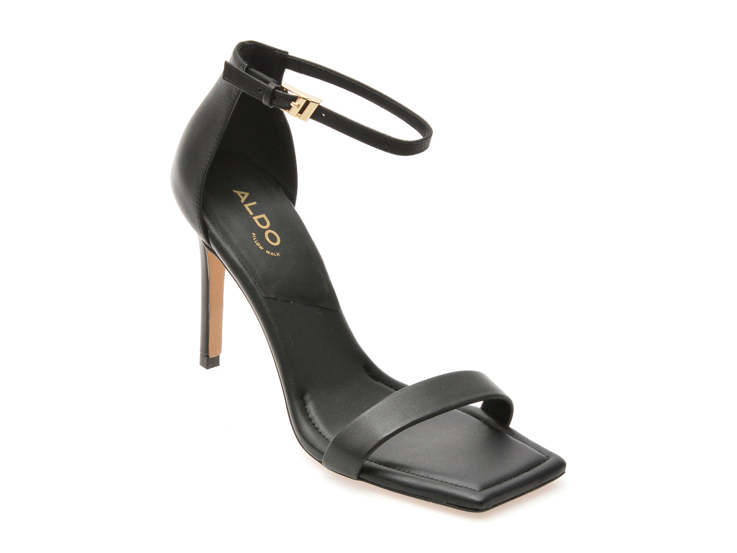 Sandale elegante ALDO negre, RENZA 001, din piele naturala