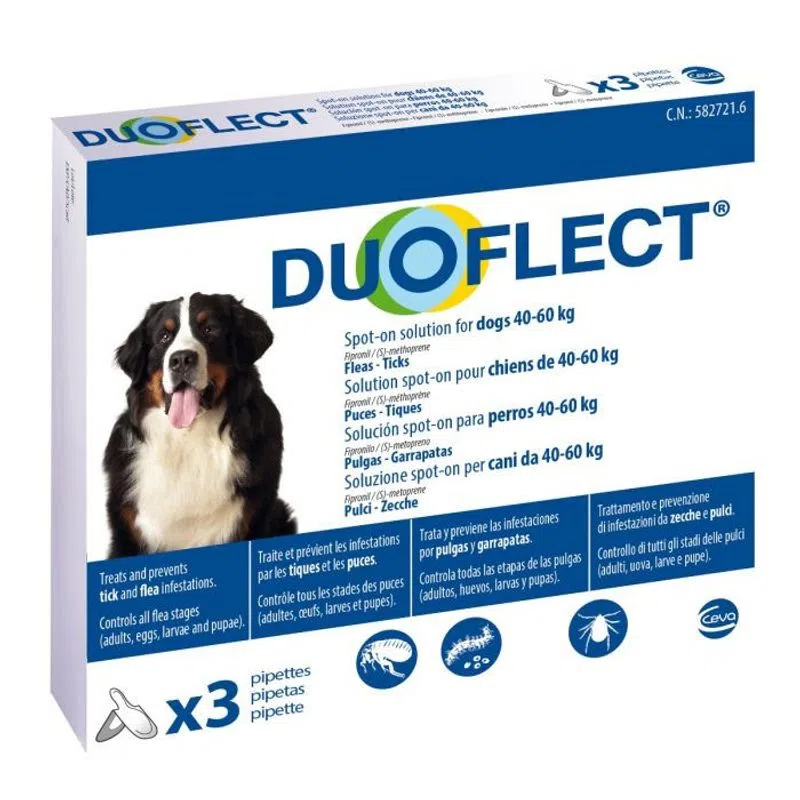 Duoflect DOG (XL), 3 pipete, > 40 kg