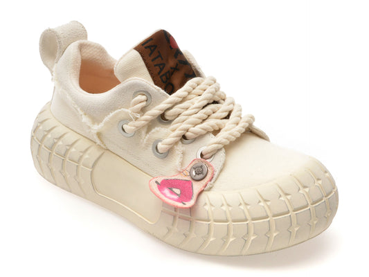Pantofi sport GRYXX albi, 240008, din material textil