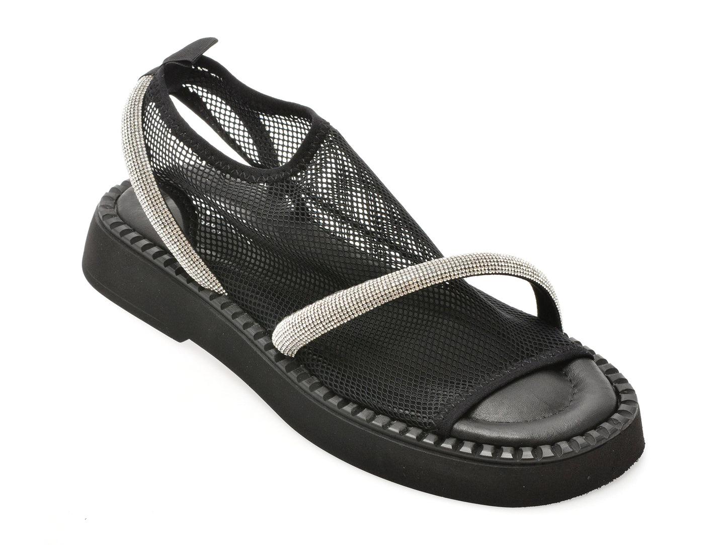 Sandale GRYXX negre, 1, din material textil