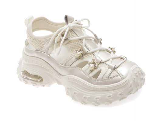 Pantofi sport GRYXX albi, 925D101, din material textil