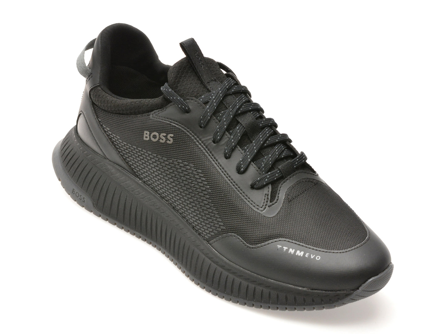 Pantofi sport BOSS negri, 8700, din material textil