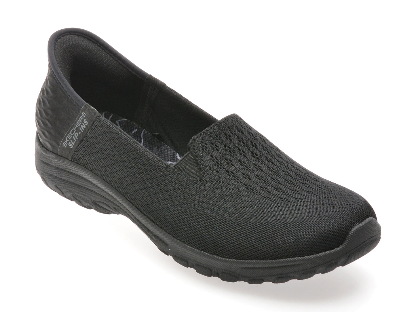 Balerini SKECHERS negri, REGGAE FEST 2.0, din material textil