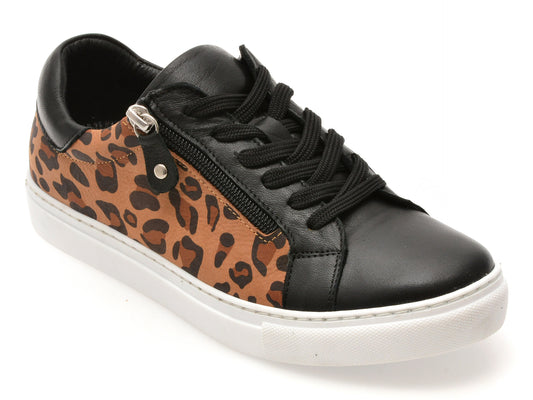 Pantofi sport FLAVIA PASSINI negri, 24025, din piele naturala