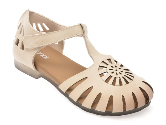 Pantofi GRYXX bej, 560, din piele naturala