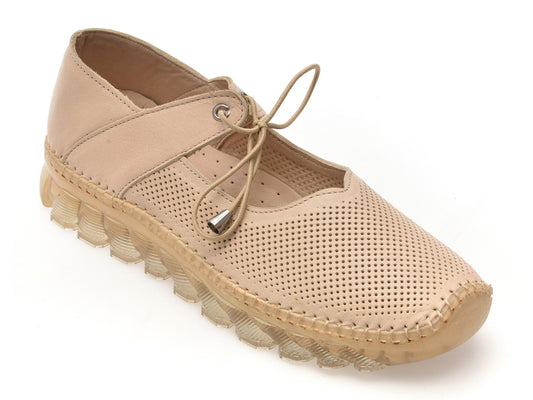 Pantofi FLAVIA PASSINI bej, 15101, din piele naturala