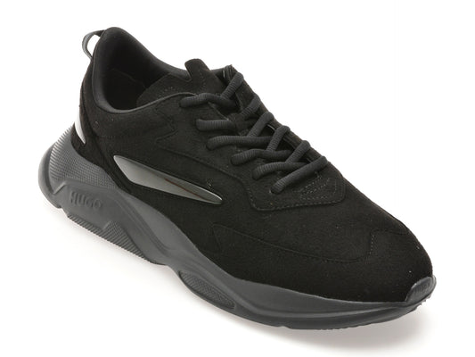 Pantofi sport HUGO negri, 8504, din material textil