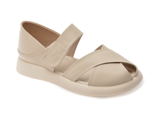 Pantofi GRYXX bej, 1098C22, din piele naturala