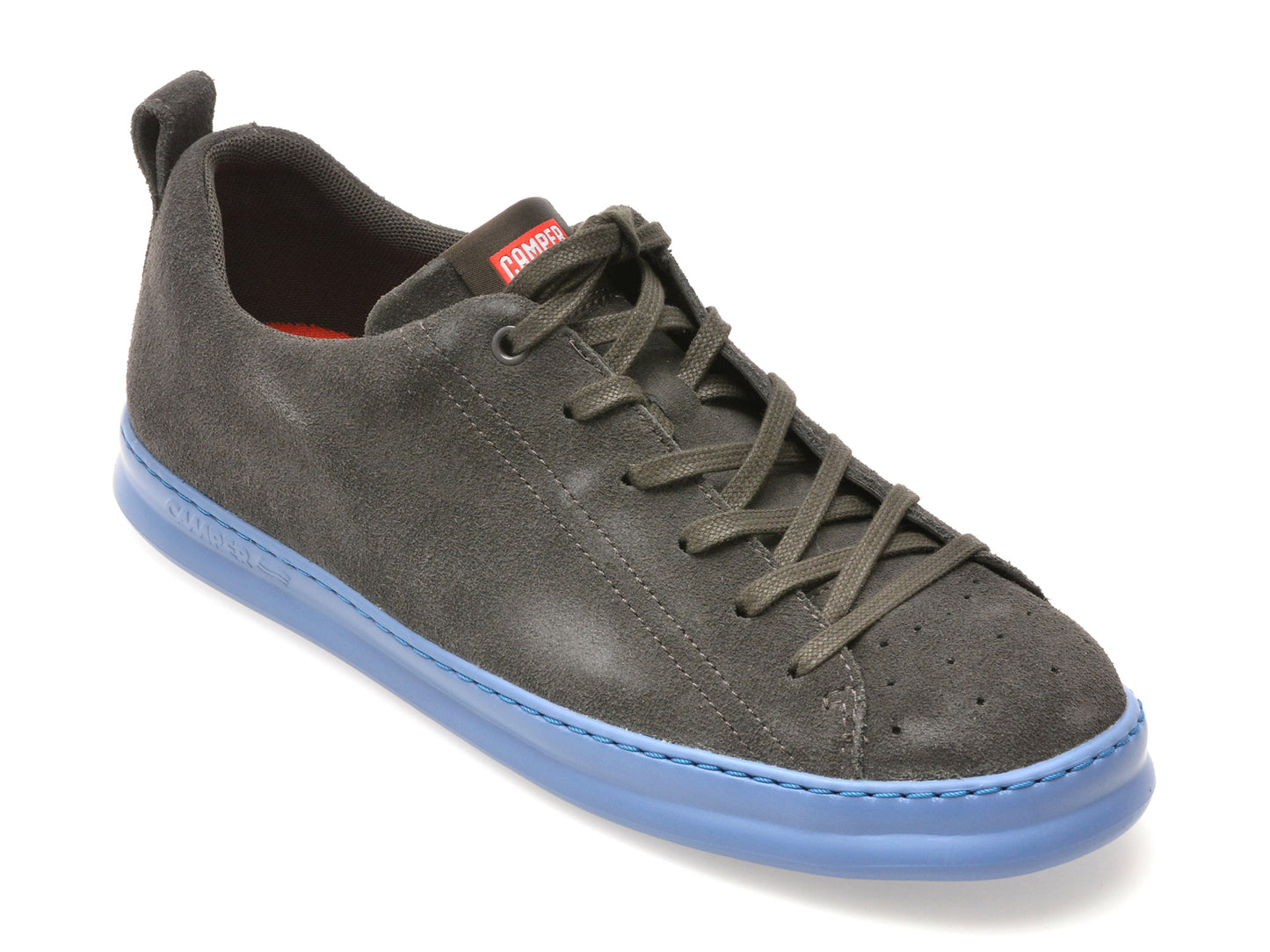 Pantofi sport CAMPER gri, RUNNER, din piele intoarsa
