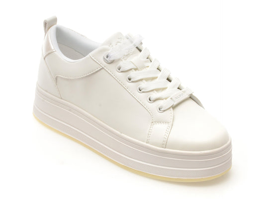 Pantofi sport ALDO albi, CHIC COMFORT 115, din piele ecologica