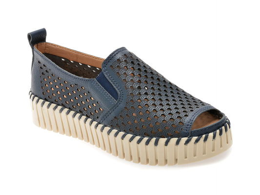 Pantofi FLAVIA PASSINI bleumarin, 368101, din piele naturala