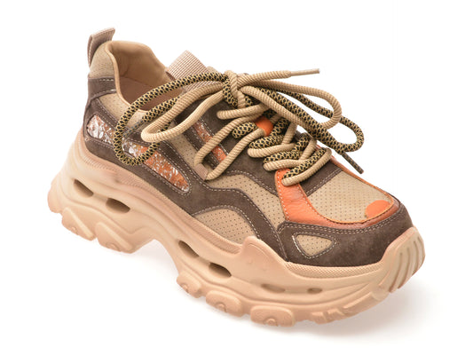 Pantofi sport GRYXX maro, Y2923, din piele naturala