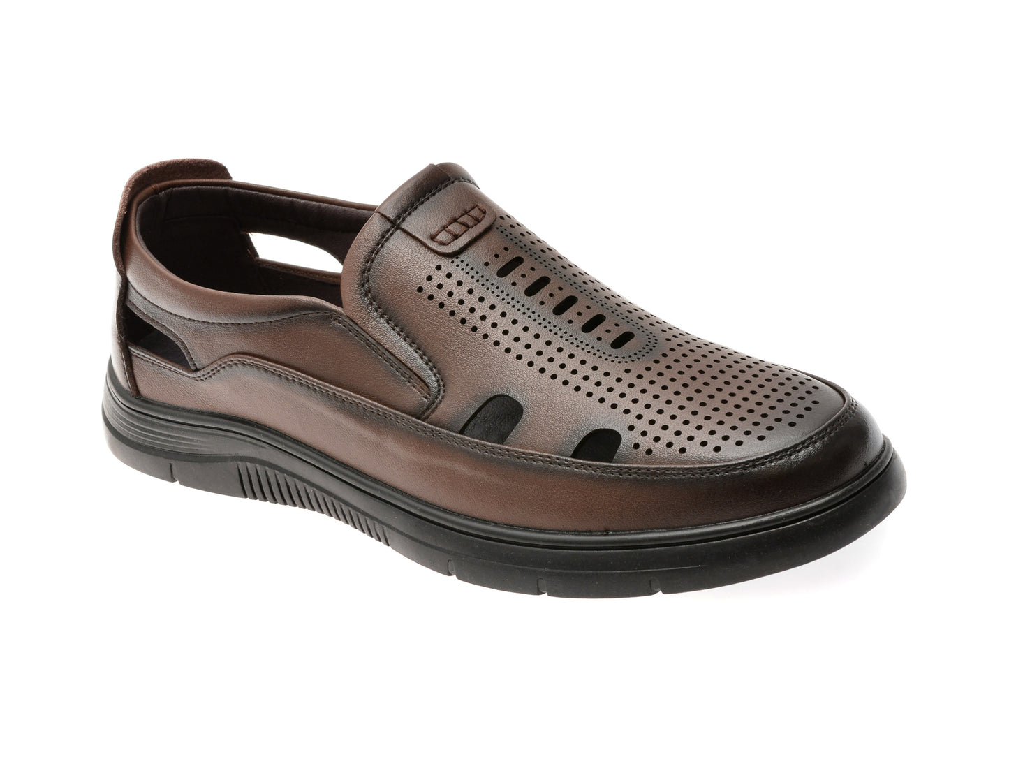 Pantofi BITE THE BULLET maro, T8501, din piele naturala