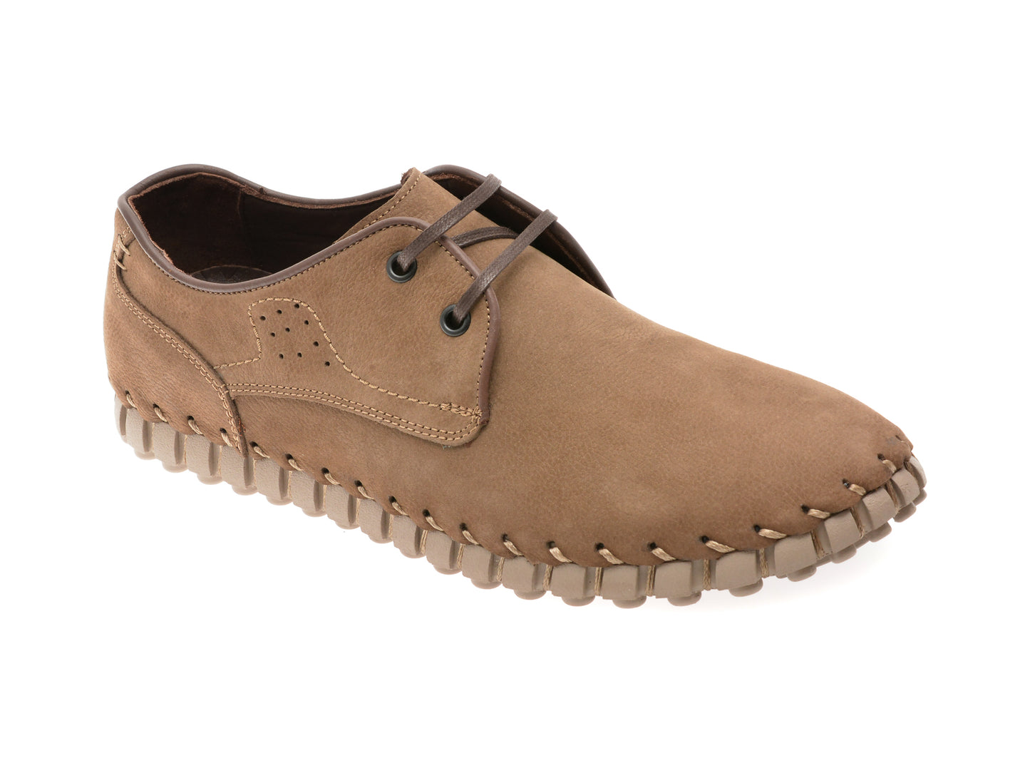 Pantofi GRYXX gri, 71616, din nabuc