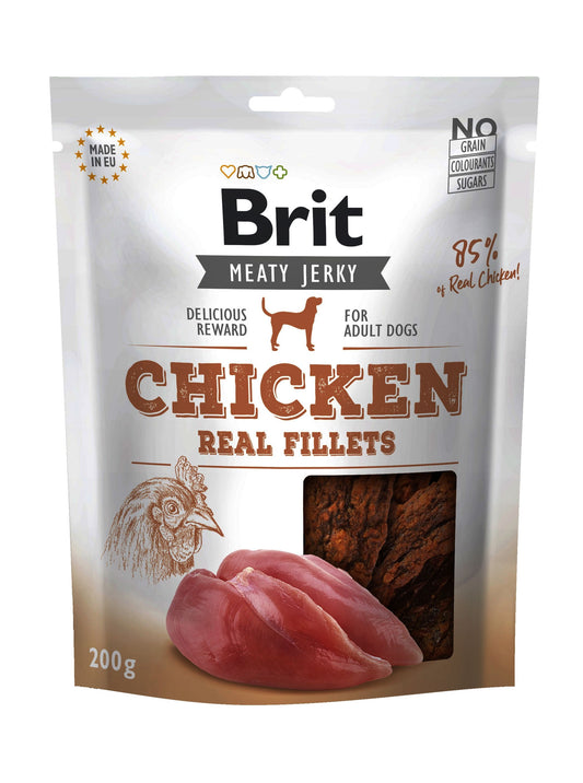 Brit Dog Jerky Chicken Fillets, 200 g