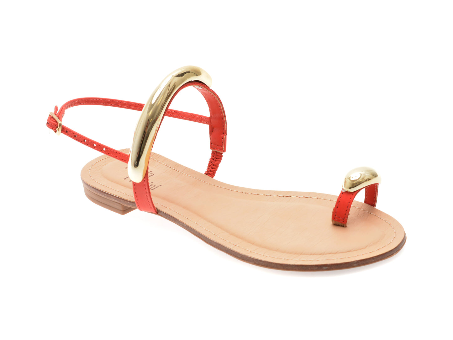 Sandale FLAVIA PASSINI rosii, 368506, din piele naturala