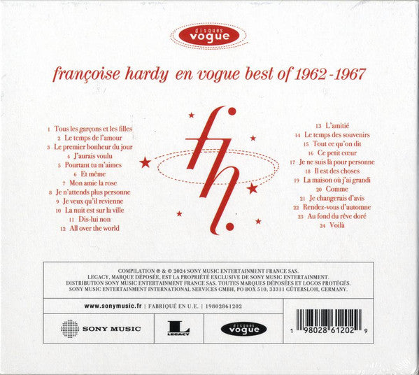 Francoise Hardy En Vogue Best Of 1962-1967- Francoise Hardy