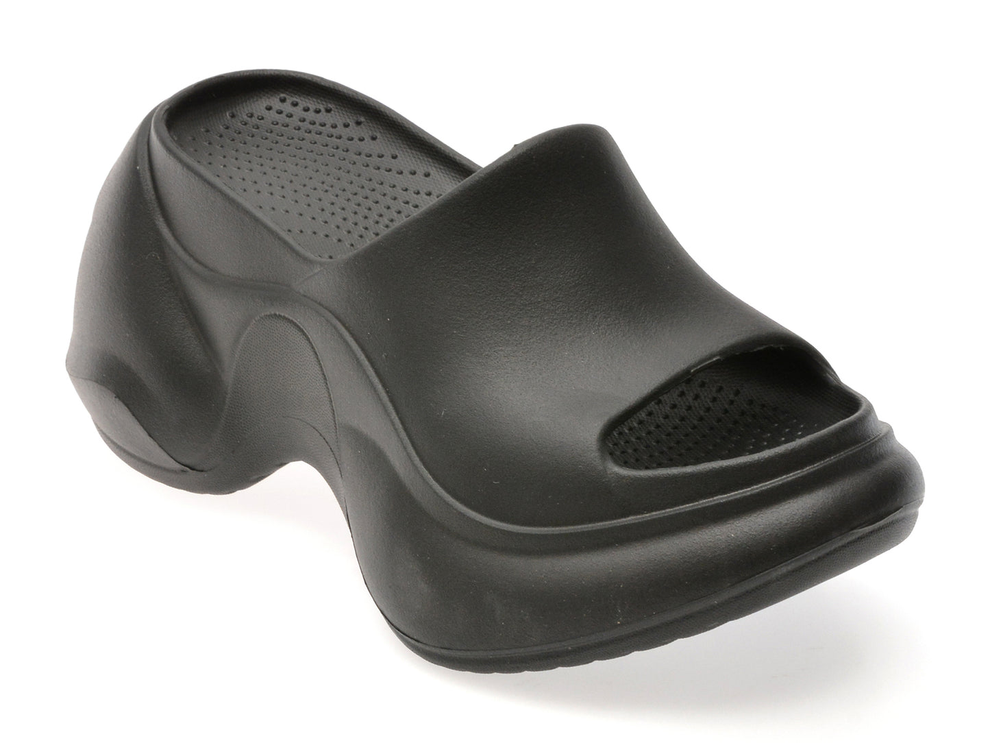 Papuci GRYXX negri, E249, din pvc