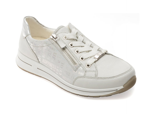 Pantofi sport ARA albi, 24801, din piele naturala