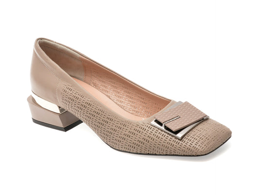 Pantofi EPICA gri, 3671671, din piele naturala