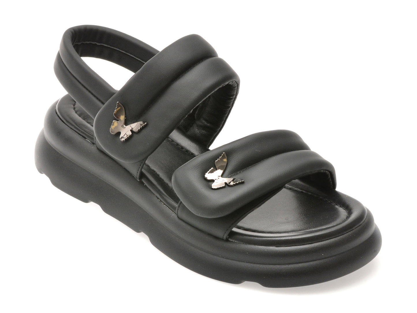 Sandale FLAVIA PASSINI negre, 31001, din piele ecologica