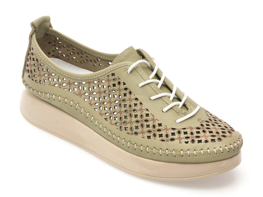 Pantofi FLAVIA PASSINI verzi, 714, din piele naturala