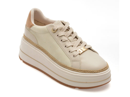 Pantofi sport ALDO bej, GARELIA 108, din piele ecologica