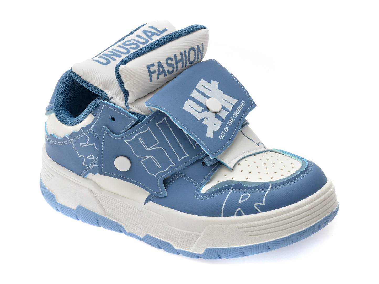 Pantofi sport FASHION albastri, C242, din piele ecologica