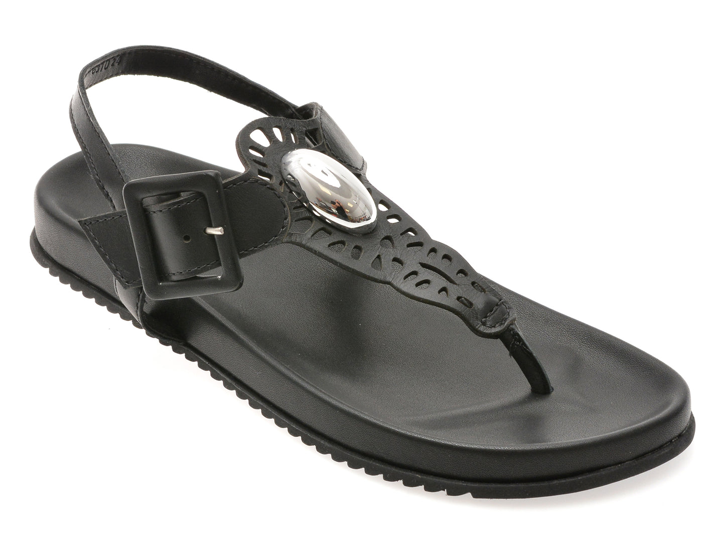 Sandale FLAVIA PASSINI negre, 364609, din piele naturala