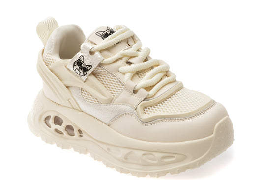 Pantofi sport GRYXX albi, 90592, din material textil