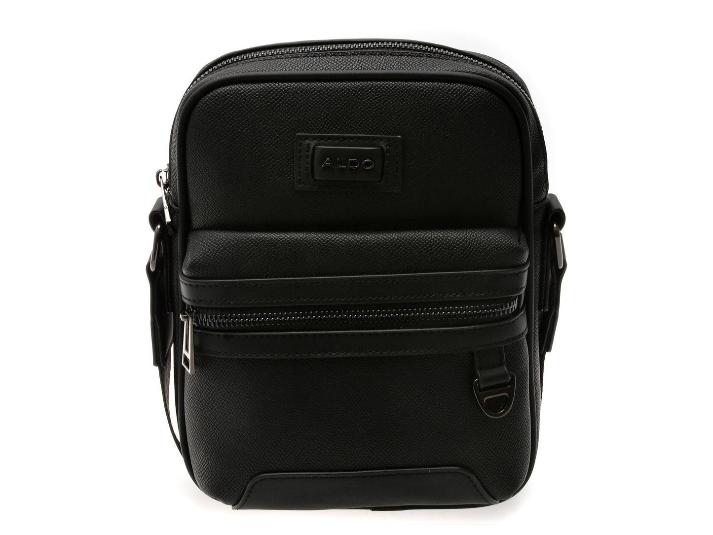 Geanta ALDO neagra, WEIZER 007, din piele ecologica
