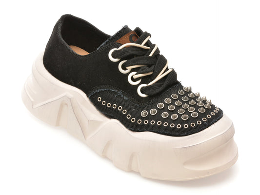 Pantofi sport GRYXX negri, 240006, din material textil