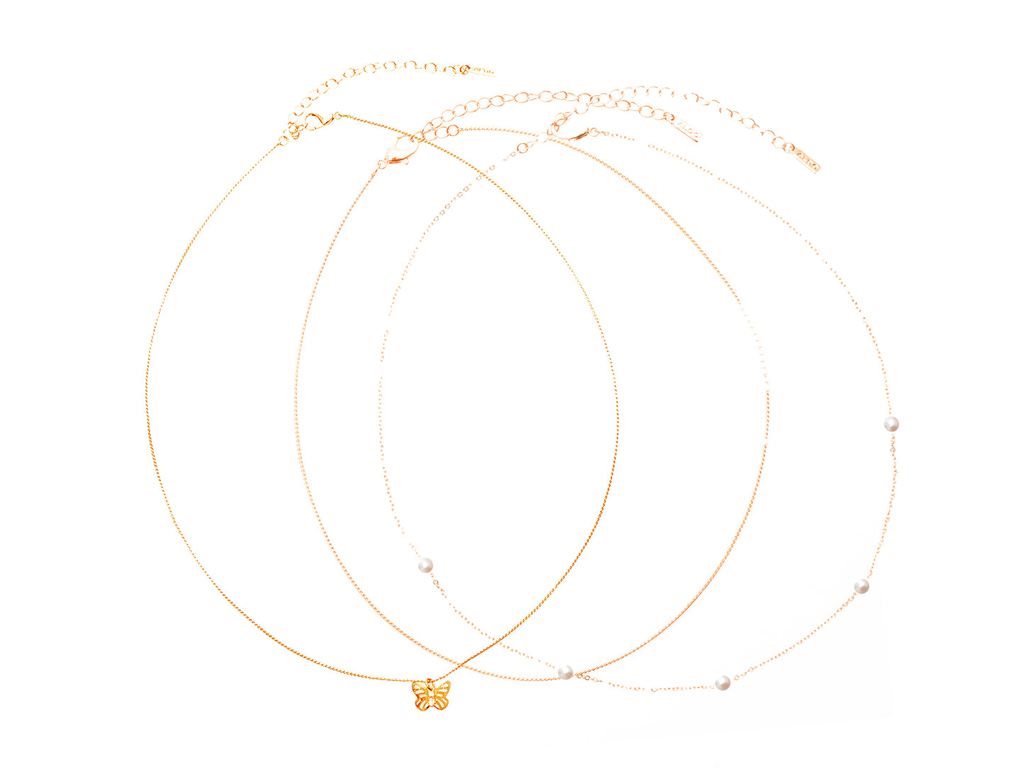 Colier ALDO auriu, ANN PEARL 102, din metal