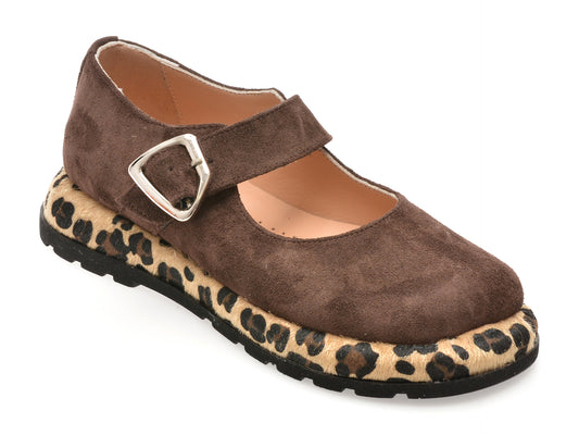 Pantofi GRYXX maro, 671341, din piele intoarsa