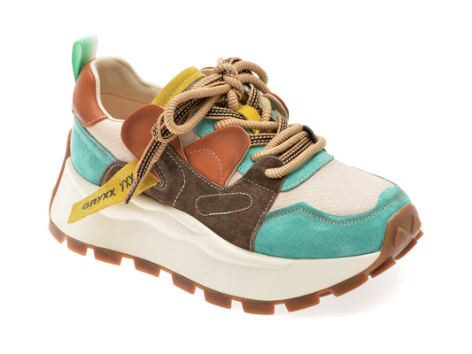 Pantofi sport GRYXX albi, 3526, din material textil