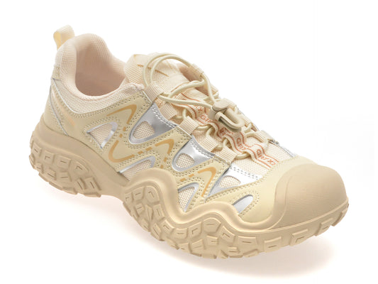 Pantofi sport GRYXX bej, 24318, din material textil