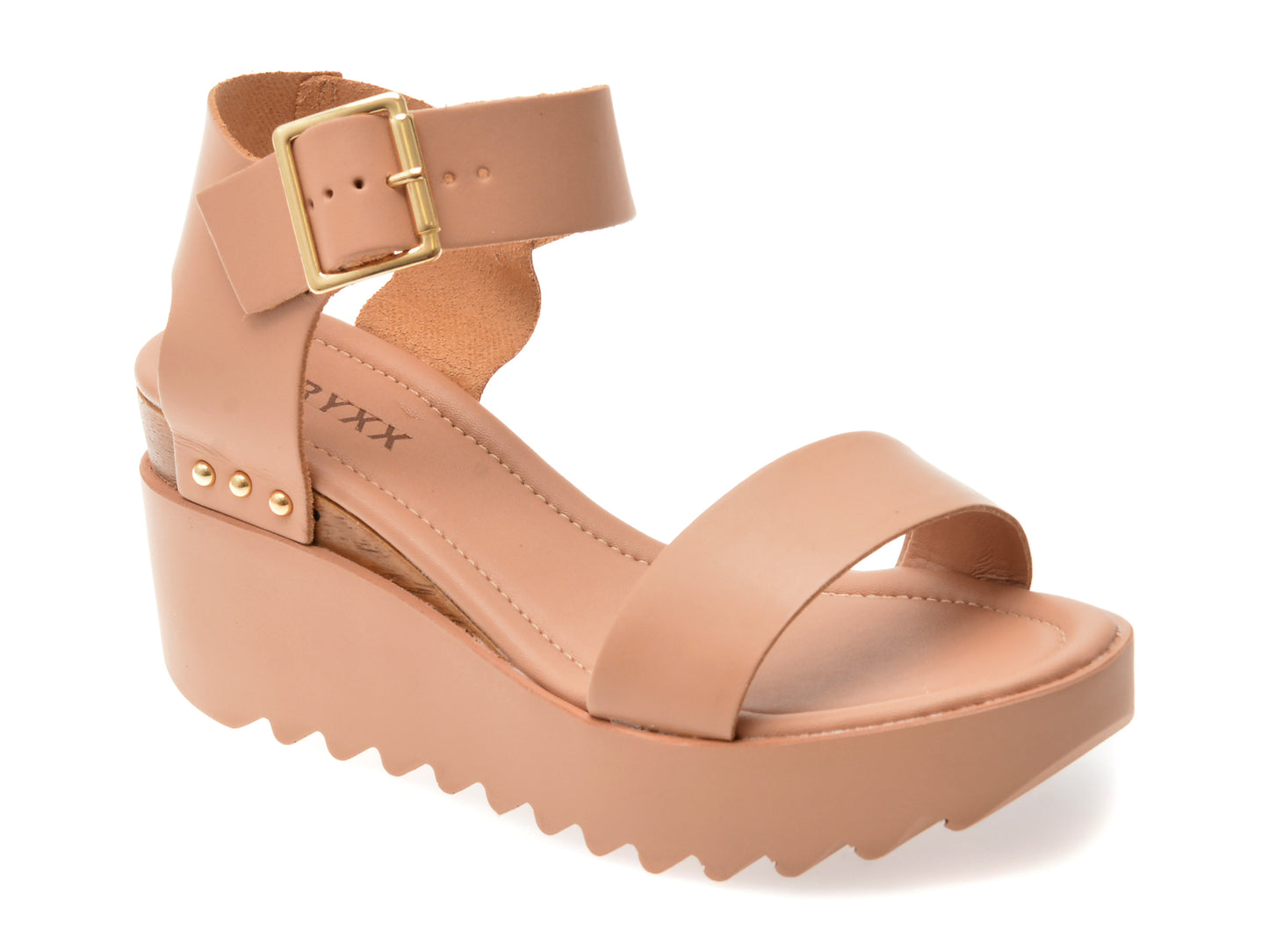 Sandale GRYXX maro, 353001, din piele naturala